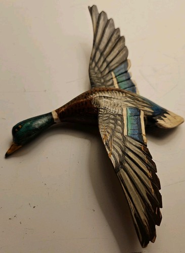 Small wood flying mallard - flying,