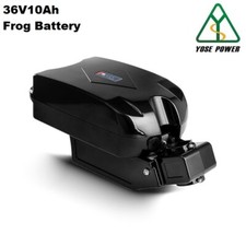 YOSE POWER Frog Electric Bicycle Battery 36V10Ah Li-ion E-bike Battery Seat Tube
