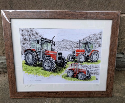 Framed picture print massey - framed,
