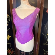 Pink vintage 1990s corset top