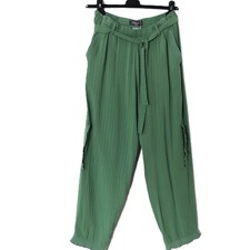 KEKOO New! Trousers balloon pants joggers 42-44-46 (1) trendy details pockets Green