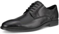ECCO Mens Queenstown Black Oxford Dress Shoes GRAIN LEATHER UK 11.5 EU 46  NEW