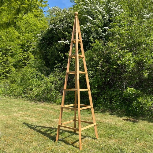 Wooden garden obelisk - obelisk, (1.9m)