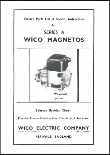 Wico series magneto service - magneto,