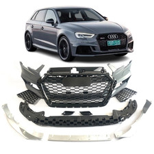 AUDI A3 S3 8V Sportback Hatchback Facelift 2017-2019 Front Bumper kit RS3 Style