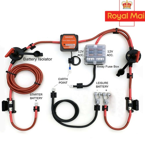 Split charge relay - split,