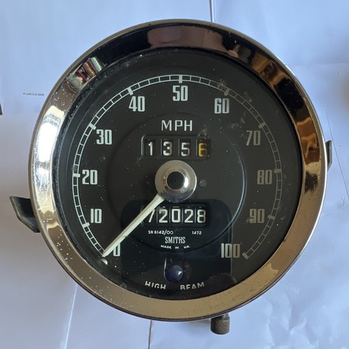 Smiths speedo 100 mph odometer - 100,