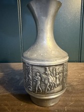 Vintage Norsk Tinn Pewter Vase