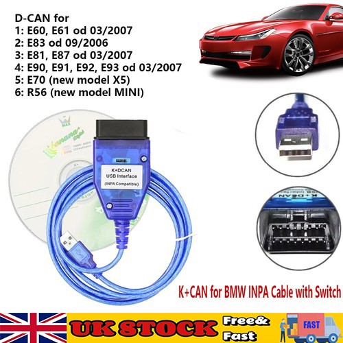 Dcan obd2 cable with - cable,
