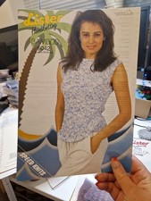 Lister Bamboo knitting pattern 5042 DK  sweater 30-40" Original 