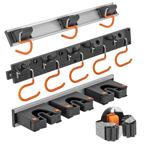 Wall mounted tool holder rack - mounted,