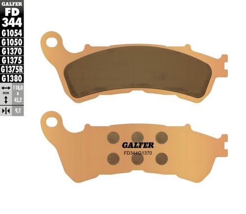 Brake pads set galfer - pads, 2x