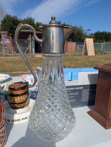 Vintage claret silver plated - vintage,