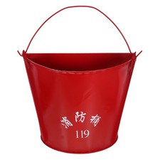 1pc Fire Emergency Bucket Creative Sand Bucket Semi-circular Sand Holder
