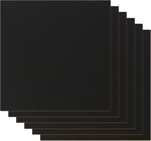 6pcs black mdf wood - wood, sheets