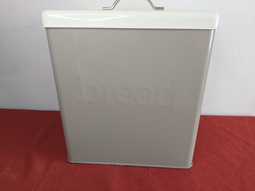 Bread bin large enamel - bread,