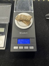 9ct Gold 7 link gate bracelet