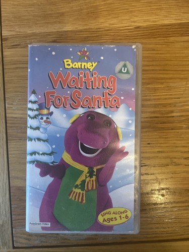 Barney waiting for santa - waiting, vhs