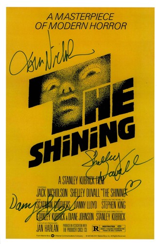 The shining signed poster - the,