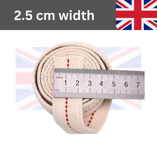 Flat cotton oil lamp wick - flat,