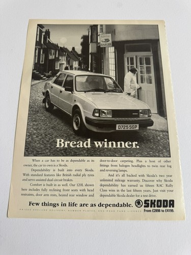 Original vintage 1988 skoda - 1988,