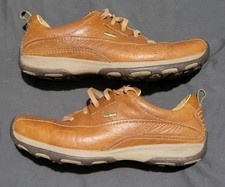 CLARKS Active Air Men's Tan Brown Gore-Tex Leather Casual Shoes UK Size 8.5