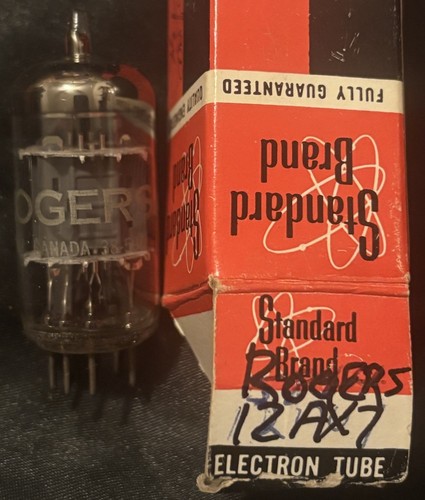 Amperex rogers label 12ax7 - amperex/rogers,