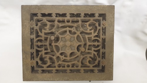 Antique cast iron church floor - church,