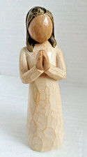 Willow Tree 2000 ‘Sisters by Heart’ Closed Hands Praying Figurine by Susan Lordi