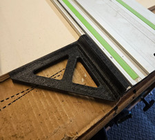 90 Degree Precision Cutting Alignment Jig Makita Festool Erbauer Track Saw BLACK