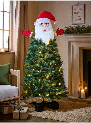 Santa christmas tree - santa, 5ft