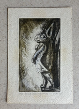 Vintage Etching Print