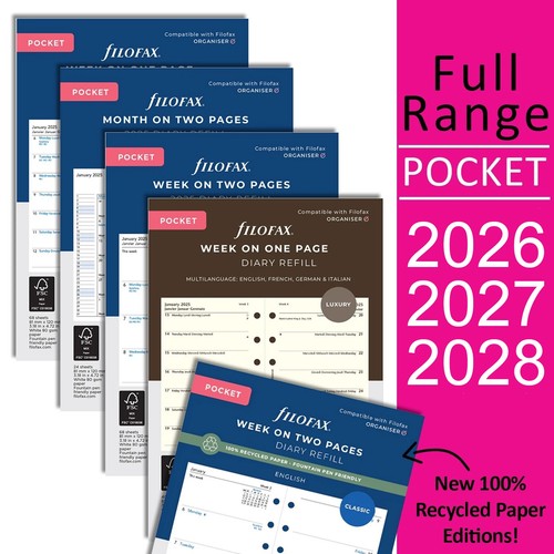 Filofax pocket diary 2027 - filofax,