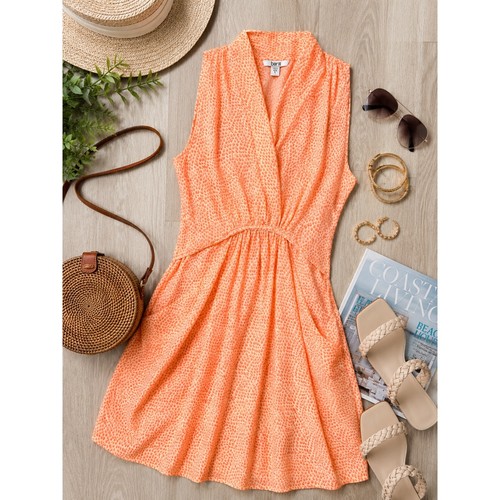 Bar iii womens orange - iii, dot