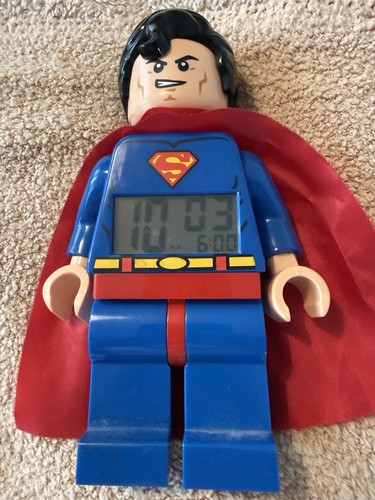 Superman lego clock fully - superman,