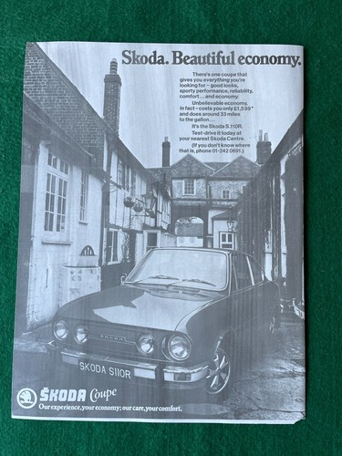 Skoda s110 coupe 1599 1977 - s110, r