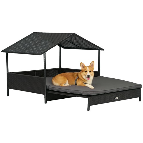 Pawhut extendable rattan - extendable,