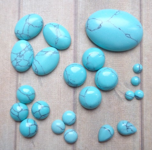 22pc blue turquoise - 22pc,