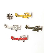 TIGER MOTH Aircraft RAF Lapel