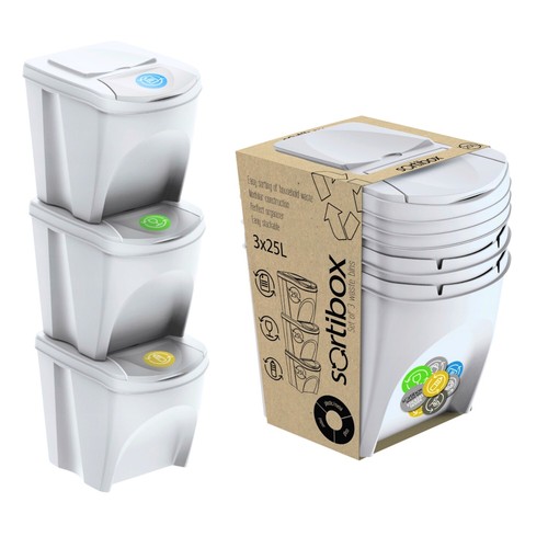 Sorting bins recycling - sorting,
