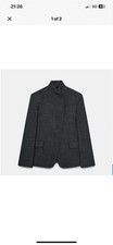 Zara 100% Wool Button Blazer
