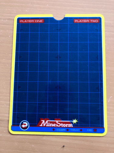Vectrex minestorm overlay - minestorm,