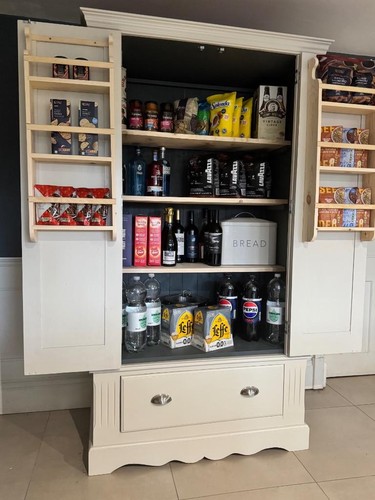 Solid pine larder - pine,