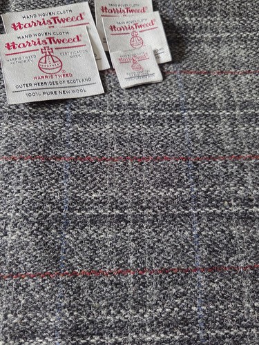 Harris tweed grey - tweed, with
