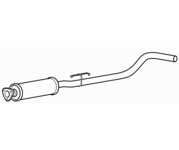 Quality centre exhaust middle - exhaust,