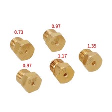 5X Natural Gas Jet Set 5 Burner Hob Injector Nozzle Conversion Kit NEW