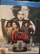 Disney's Cruella (Emma Stone) Blu-Ray New and Sealed. Bonus Features Free UK P&P
