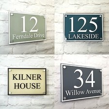 Large Traditional House Number