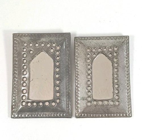 Pair vintage moroccan punched - pair,
