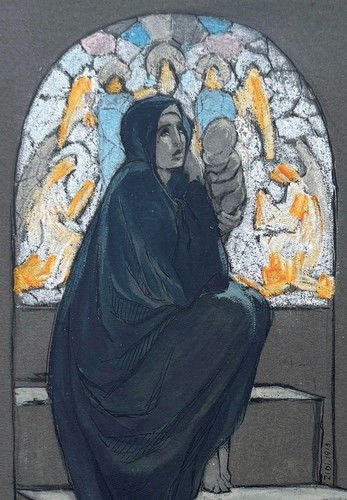 Madonna and child - -, original